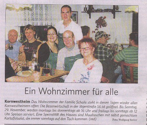 Besen ist wieder offen